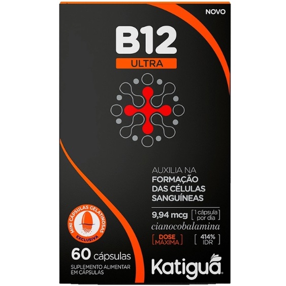b12 ultra katigua caixa com 60 capsulas gelatinosa