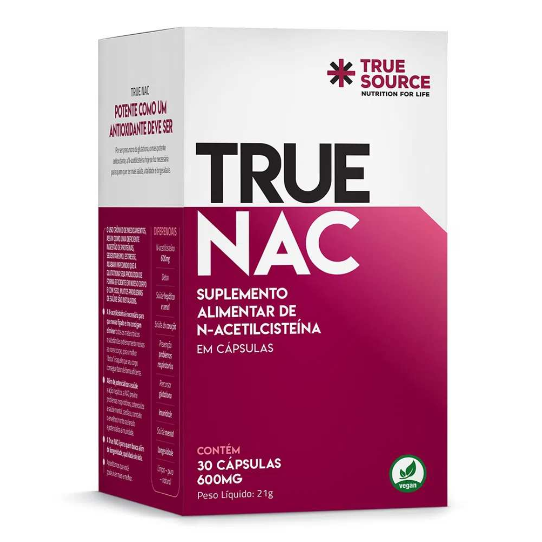 true nac true source frasco com 30 capsulas
