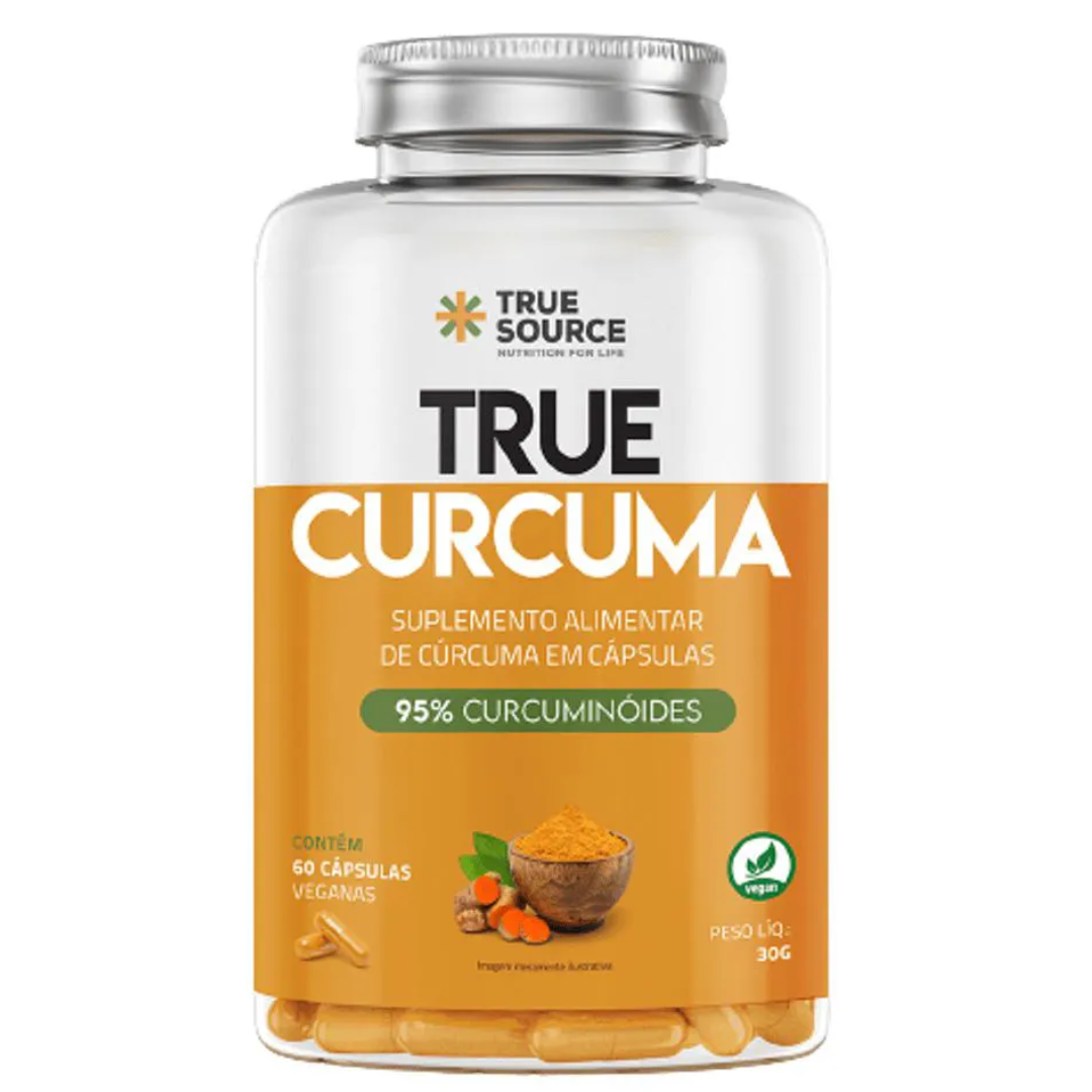 true curcuma true source frasco com 60 capsulas