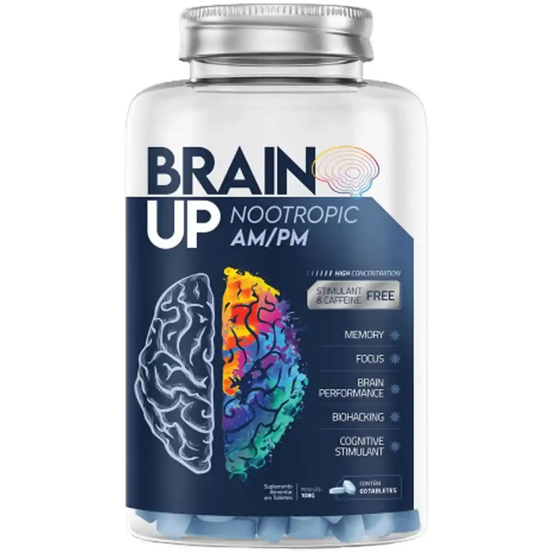 nootropico brain up am pm true source frasco com 60 tabletes