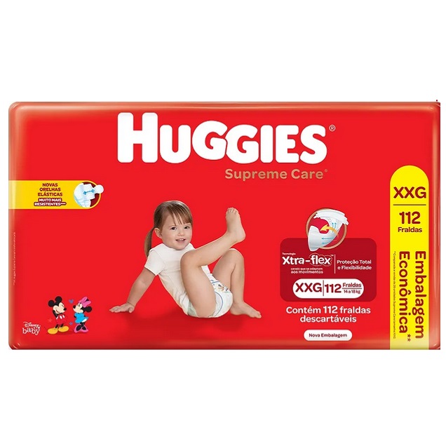 Imagem 1 do produto Fralda Descartável Huggies Supreme Care Disney Baby