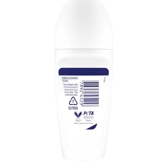 Desodorante Antitranspirante Dove Invisible Dry roll-on, 1 unidade com 50mL