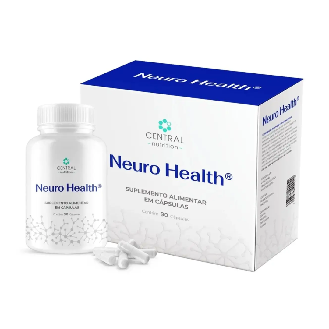 neuro health central nutrition frasco com 90 capsulas